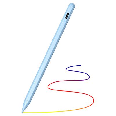 China Palm Rejection/Magnetic Attached/Fast Charging Battery 1.55Mm Pom Fine Point Tips Stylus Pen For Ipad Tilt Function Universal Stylus Touch Switch/Two Modes Long For Android Tablet for sale