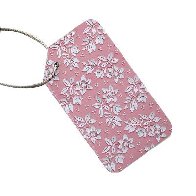 China China Manufacturer Wholesale Handbag Aluminum Printing Metal Luggage Tag for sale