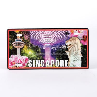 China Shape Business Card Fridge Promotional Advertising Magnetic Magnet Customized 3D Embossed Fridge Sticker Fridge Magnet for sale