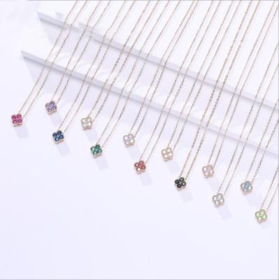 China FASHIONABLE Wholesale Tasty 925 Sterling Silver Zodiac Birthstone Charms Necklace Minimal Pendant Gift for sale