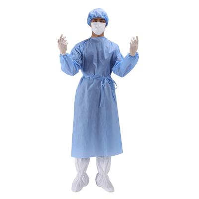 China Disposable Level 2. Isolation Gown AAMI Level 2 SMS Non Woven Isolation Grown en venta