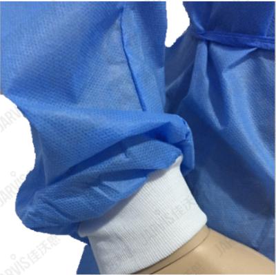 Cina Aami Level 3 Sterile Disposable Isolation Gown Surgical Gown With Rib Cuff in vendita