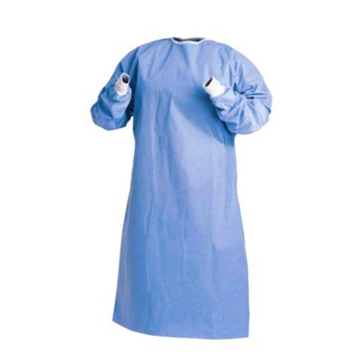 Cina Aami Level 3 Sterile Disposable Isolation Gown Surgical Gown With Rib Cuff in vendita