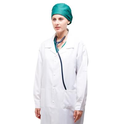 China Oem Supply Doctor Lab Coats White Slim Fit Laboratory Works Uniform Doctor Coat à venda