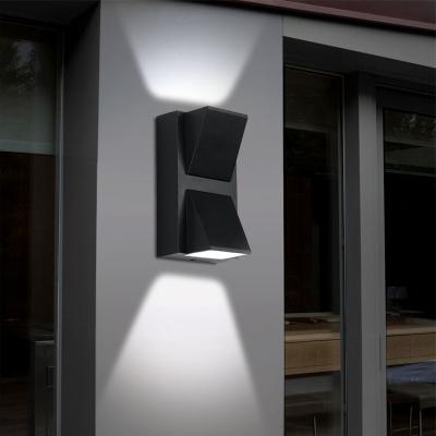 China Front Door Exterior Light Fixture LED Wall Dusk Light Dawn Up Down Lights Outdoor Wall Sconce Outdoor Rainproof Porch Patio Wall Lights for sale