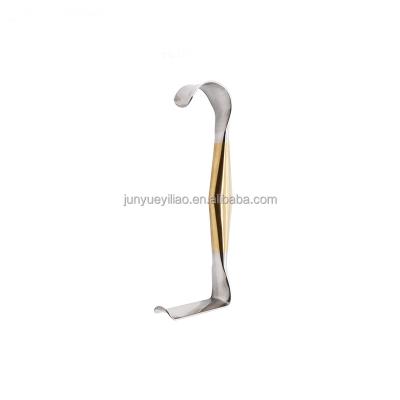 China Steel Stainless Steel Gold Handle Breast Surgery Retractors Double Finished for sale