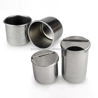 China Stainless Steel Medicine Steel Medical Graduated Cup With Scale 40ml 60ml For Clinics And Hospitals for sale