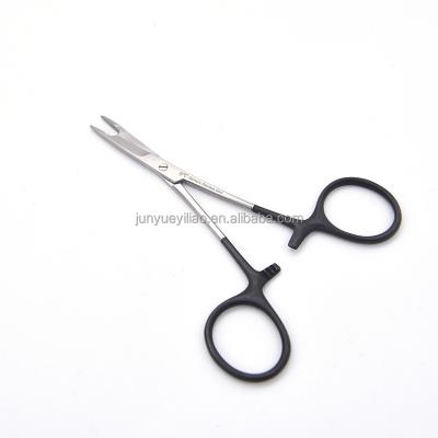 China 5 Steel By Suturing Reusable Surgical Instrument Stainless Steel Needle Holder With Scissors for sale