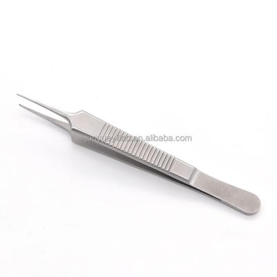 China Best Price Plastic Surgery Fine Soft Teeth Pinch Tissue Instruments Ophthalmic Types Eye Surgical Forceps for sale