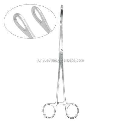 China China High Quality Steel Sponge Holding Forceps Forester Curved 25cm Smooth Jaws Surgery Instruments for sale