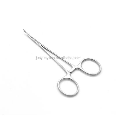 China Reasonable Cost Medical Devices Stainless Steel Jaws 125mm Halstead Steel Mosquito Hemostatic Forceps Directly for sale