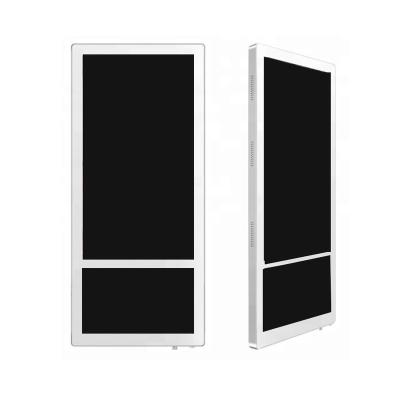 China Adverstings Super Slim Wall Mount 18.5inch Wall Mount Screens Elevator Digital Indoor Wholesale Dual LCD Advertising Screen Display for sale