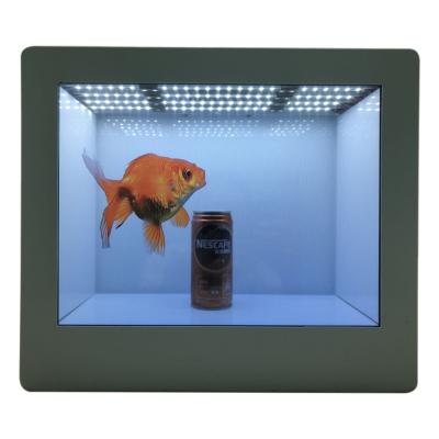 China Transparent Screen Media Player Advertising Display Screen Small Video Displayer Kiosk Flexible Transparent LCD Display Box for sale