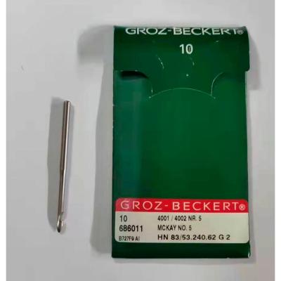 China Garment Shops GROZ-BECKERT German Groz 4001/4002 Sewing Machine Needle NR.5 for sale