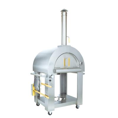 China Hyxion Wood&Gas Outdoor Gas Pizza Brick Pizza Maker Outdoor Pizza Oven for sale