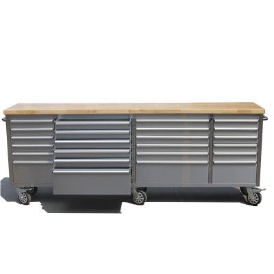 China 96 Inch Mobile Tool Chest 24 Drawer Tool Box for sale