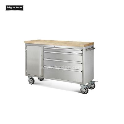 China 430 Stainless Steel Anti-fingerprint Tool Chest 2019 New 48 Inch 4 Drawers Stainless Steel for sale