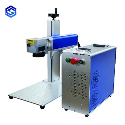 China Laser Metal Fiber Laser Engraving Machine 20w 30w 50w 100W Fiber Laser Marking Machine for sale