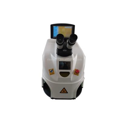 China Hotels silver gold rings jewelry ornament desktop lazer welding 80W YAG laser welding machine on precision metal for sale