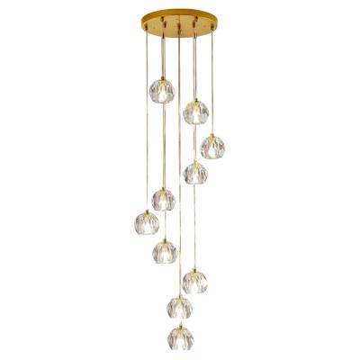 China Low Modern Mushroom Crystal Chandelier Hotel Stair Moq Fashion Home Chandelier for sale