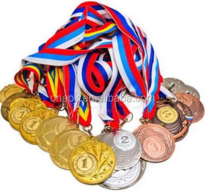 China Global hot sale 2020 medallion cheap metal award medal 50-150mm with ribbon, sport blank medal with stand for sale