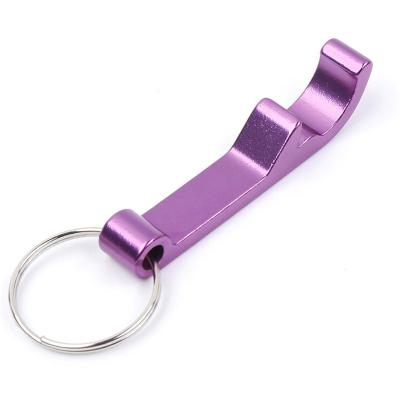 China Cheap Bottle Opener Key Chain Aluminum Alloy Metal Bulk Bottle Opener Key Chain for sale