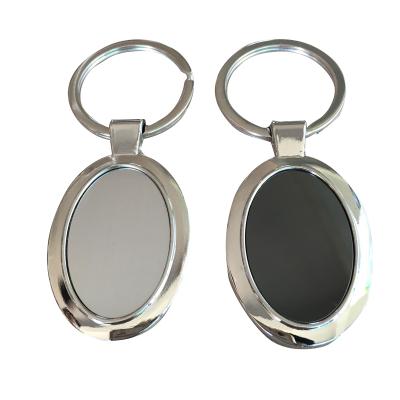 China Car key chain OEM acceptable design and custom metal logo material metal car key ring for sale