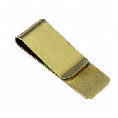 China China Good Quality Custom Metal Logo Brand High Quality Promotional Empty Silver Clip for sale