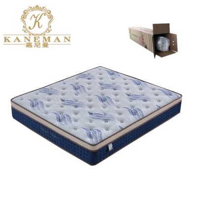 China Korean Roll Mattress Memory Foam Pocket Compressed Box Spring Foldable In A Box for sale