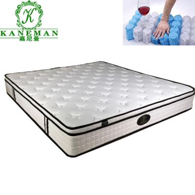 China Hypoallergenic wonderland sleepwell queen size roll up mattress memory foam pocket box spring in box for sale