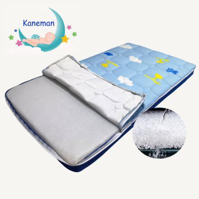 China Polymer Material Toddler Mattress Polyethylene 3D Polymer 3D Pe PP Eva poe Cooling Washable Waterproof Mattress For Crib Mattress for sale