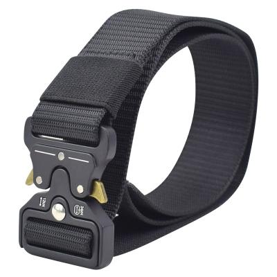 China Actionunion Dropshipping Quick Release Military Buckle Adult Tactical Hunting Nylon Adjustable Waist Belt for sale