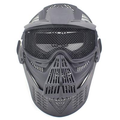 China ABS Action Unions Airsoft Full Face Tactical Steel Paintball Outdoor CS Mesh Mask Goggles Protective Masks for sale