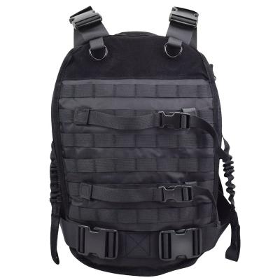 China 1bag 2 useway Tactical Multifunctional Adjustable Combat Backpack Vest 600D Oxford Molle Flip Up Knapsack Army Military Airsoft Vest Backpack Action Unions for sale