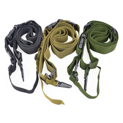 China Tactical Adjustable Sling Three Point Nylon Action Union Strap Airsoft Spears Safety Rifle Strap Military Hunting Outdoor Combat for sale