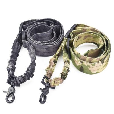 China Hunting Sports ActionUnion Rifle Gun Sling Tactical Adjustable Strap Camouflage Elastic Military Hunting Paintball Airsoft for sale