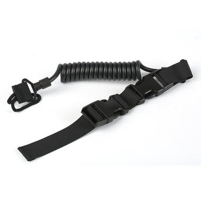 China Nylon Tactical Spring Gun Sling With Hanging Buckle For Pistol Weapon for sale