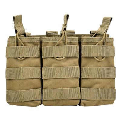 China Wargame Action Unions Magazine Pouch M4 Molle Fastmag Military Tactical Triple Nylon Pouches Clip Bag Airsoft Paintball Hunting for sale