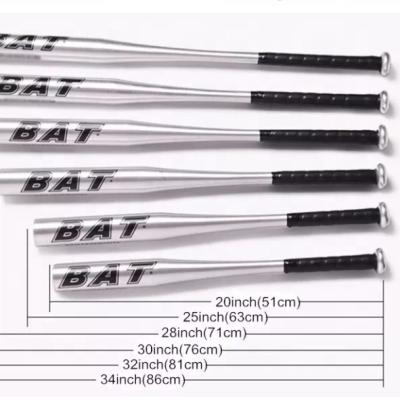 China Cheap aluminum alloy aluminum alloy metal color self-defense use training steel soft baseball bat 20 inch for sale