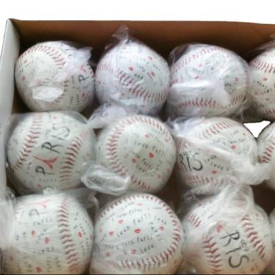 China Promotional Custom Baseball Players Baseball Players Hand Sewn PVC Standard 9 Inch Material Type Weight Color PROMOTION Logo Ball Cork Surface Packing for sale