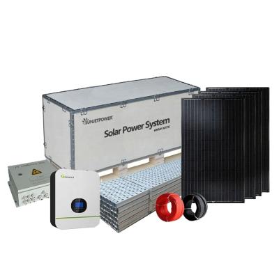 China Factory Wholesale 15KW Home Solar Power System Outdoor Power Station Off-grid Solar Panel System for sale