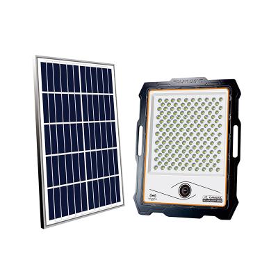 China High Quality Eco-friendly Solar CCTV Camera Light No TF Card 730lm Die Casting Aluminum Outdoor Led Solar Flood Light for sale