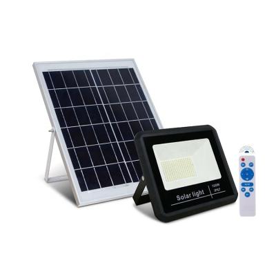 China Cheap garden factory price 25w solar led flood light remote control aluminum led solar powered flood light for sale