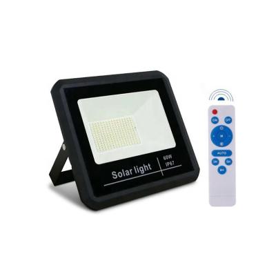 China Garden 60w Solar Remote Control Flood Light Outdoor Waterproof Led Solar Flood Light for sale