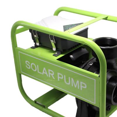 China Agriculture Irrigation High Efficiency Solar Gasoline Price DC 1100W Surface Water Pump Portable Solar Farm Use for sale