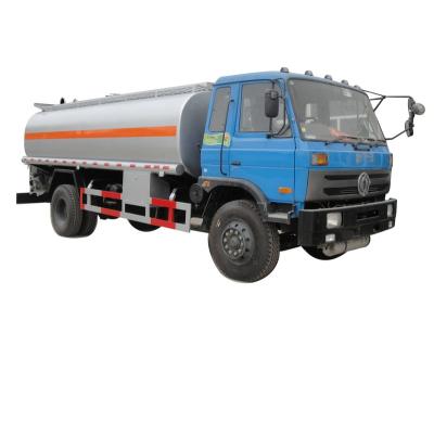 China Low Price Carbon Steel Dongfeng 153 Aluminum Chassis 170hp Tanker 5000 Liters China Factory 4x2 Euro 3 Emission Fuel Tank Truck for sale