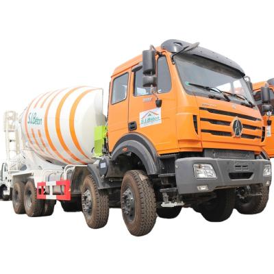 China Building material stores BEIBEN 12CBM 14CBM 16CBM cement mixer truck used concrete mixer truck price for sale