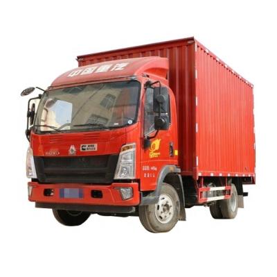 China Good quality China brand Howo light van cargo truck 4x2 for sale 8600X2500X3560mm for sale