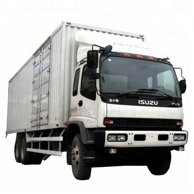 China Japanese I-SUZU 6x4 280hp van cargo truck for hot sale 11685X2545X3990 Te koop