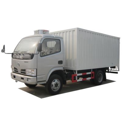 China Hot Sale 5 Ton 4X2 Van Cargo Box Food Truck With Low Price Live Fish Transport Vehicle /Vegetable and Fruit Transport Vehicle 6995X2400X3400mm for sale